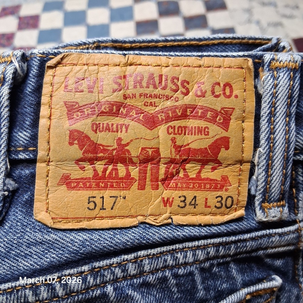 Levi's Men's Bootcut Jeans Blue - Picture 2 of 12